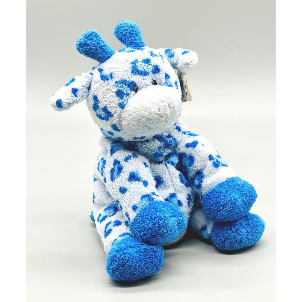 Ty Baby Tiptop Giraffe Blue White Spotted Plush Stuffed‎ Animal